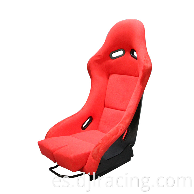 Serie DJL-RS004 Popular asiento de cuero de vehículo universal ajustable asiento de carreras de automóviles